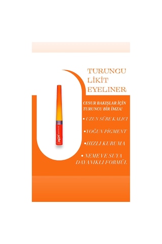 Likit Eyeliner Turuncu 3.5 Gr Diğer