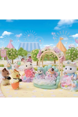 Nessiworld 5809 Sylvanian Families Çiçekli Prensesler Seti +3 Yaş Diğer