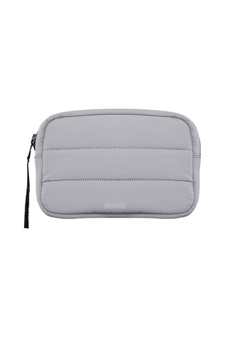 Dolob Aşağı Ceket Kadın Makyaj Saklama Çantası Basit, Hafif, Şık Fitness Spor Koşu Bel Çantası Krem