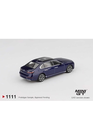 Mini Gt 1/64 Bmw İ7 Xdrive60 Tanzanite Blue Metallic 1111