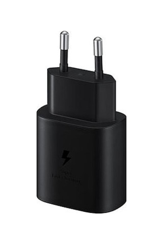 Samsung Uyumlu Galaxy S21+ 5g Type-C Fast Şarj Adaptörü 25W Siyah (Samsu