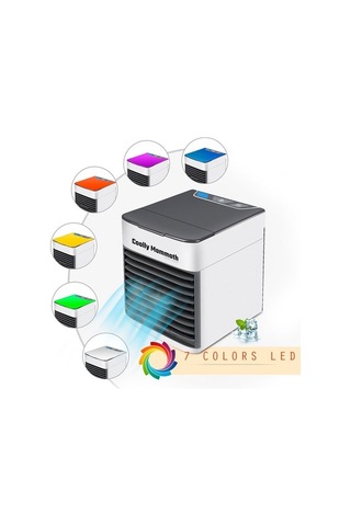 Ykd Store Taşınabilir Mini Usb Şarj Tv Klima Masaüstü Elektrik Fan Hava Soğutucu 32ftmy Siyah