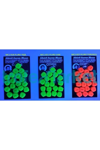 Magic Carp Mc1 Serisi Large 12Mm Yüzen Silikon Mısır Sazan Yemi