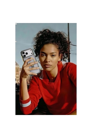 Torras Apple iPhone 17 Pro / 18 Pro Uyumlu Ostand Q3 Air World Cup Serisi Magsafe Kılıf Gri