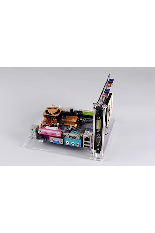 Pc Açık Çerçeve Test Tezgahı Mini Itx Anakart Overlok Bilgisayar Kılıfı Kendin Yap Mod Taban Şeffaf Akrilik Sta