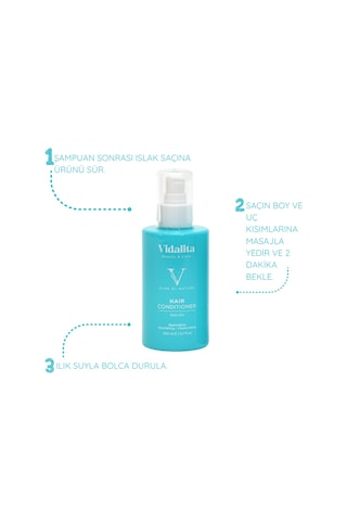 Vidalita Beauty & Care Saç Bakım Kremi Rich Oils Argan Jojoba & Keratin 200 ML