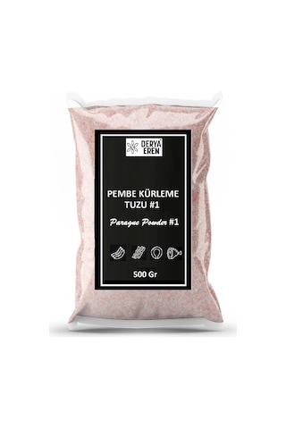 Pembe Kürleme Tuzu 1, Prague Salt ,500 Gr, Derya Eren