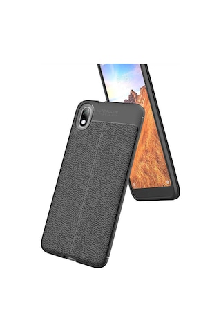 Xiaomi Redmi 7a Kılıf Zore Niss Silikon Kapak Lacivert