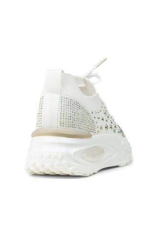 Deery Kadın Beyaz Taş Detaylı Sneaker Ayakkabı - 26311zbyzp01 Beyaz