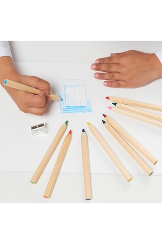 Ikea Mala Kuru Boya Kalem Seti 10 Renk