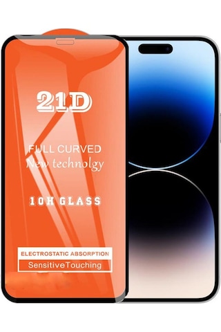 iPhone Uyumlu 14 Pro Max Kırılmaz Cam 21d Ekran Koruyucu