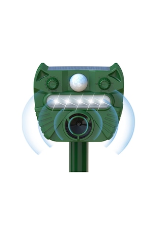 Uu0382 Güneş Enerjili Hayvan Kovucu Ultrasonik Sincaplar Geyik Yeşil