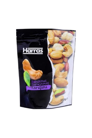 Yerli Lüks Kabuksuz Kavrulmuş Karışık Kuruyemiş Çeşitleri 4 Adet X 150 Gr 150 G