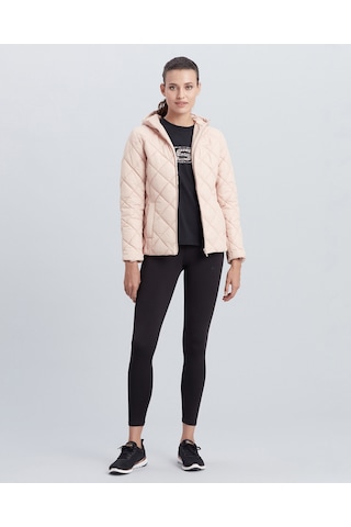 Skechers W Capitone Hooded Jacket Kadın Light Camel Mont S212001-230 Bej
