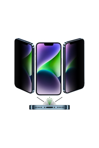 Buff Apple Uyumlu   iPhone 14 Plus/13 Pro Max Privacy Ekran Koruyucu