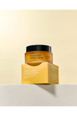 NACIFIC Fresh Herb Origin Cream 50 ml , Bitki Özleri + Nem Bariyeri Desteği , Canlandırıcı Nemlendirici