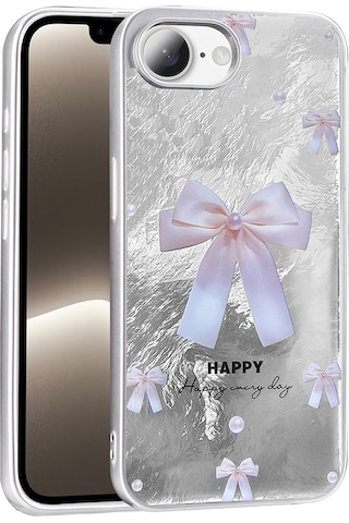 Apple Uyumlu iPhone 17e Kılıf Desenli Zore Mep Kapak - İncili Fiyonk