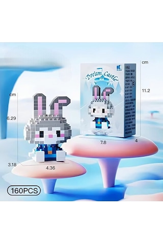 Bricks Premium Seri Yeni Stil Nick Wild - Judy Hopps Zootropolis Figür3d Puzzle Yapboz Hediye Hobi