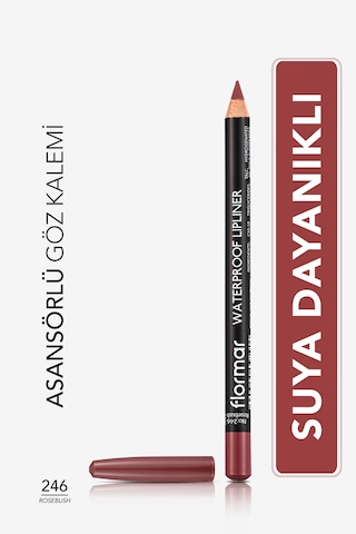 Flormar Waterproof Lipliner Sudan Etkilenmeyen Dudak Kalemi 246 Rosebush