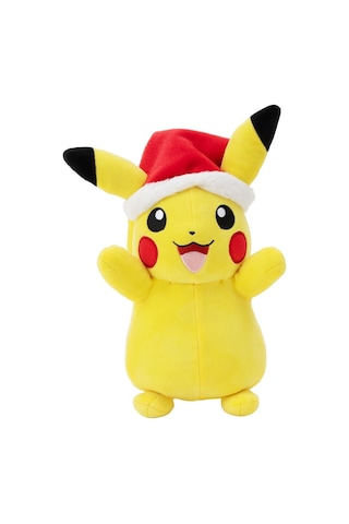 Pokemon Pelüş Figür Yılbaşı Serisi - Pikachu 20cm Pkw3376 Çok Renkli