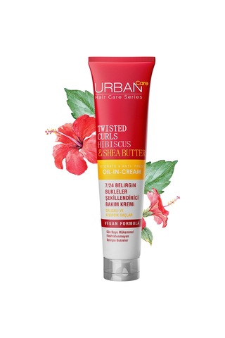 Twisted Curls Hibiscus & Shea Butter Durulanmayan Bakım Kremi 175 Ml