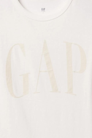 Gap Erkek Çocuk Logo Detaylı Beyaz T-shirt-13565 Beyaz