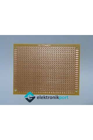 Elektronikport-Delikli Plaket 7X9 Pertinaks