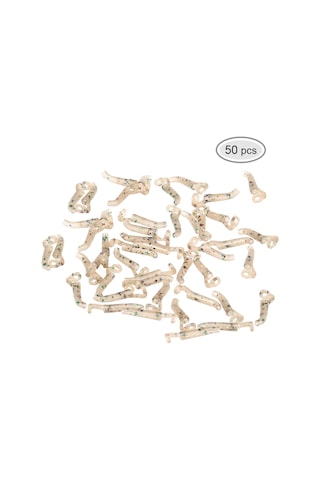 Kosona Balıkçı İğne Kalkanları - Kamuflaj Renk, Küçük Boy, 50 Adet - Balık İğnesi Dolaşmasını Engeller, Doğru Kanca Açısı Sağlar