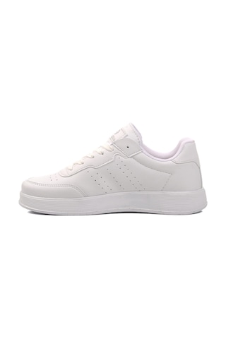 Beyaz Bağcıklı Unisex Sneaker 158 Beyaz