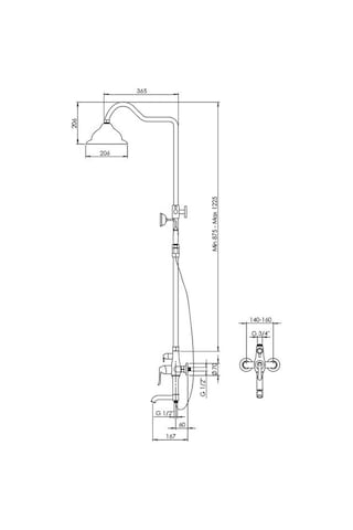 Gpd Duş Seti Altın Dst27-A Diğer