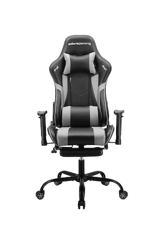 Adore Gaming Prox Ergo Oyuncu Koltuğu - Gri/siyah S.deri 71x126-136x77,5 Cm Gri