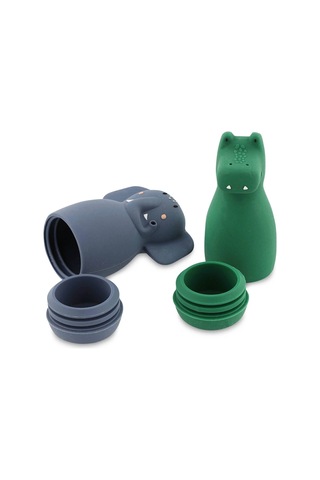 Trixie Mrs. Elephant & Mr Crocodile Su Sıçratan Hayvanlar Banyo Oyuncağı 37-676 Belirtilmemiş