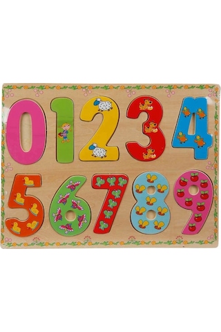 5215 -wooden Puzzle Numbers 10 Parça