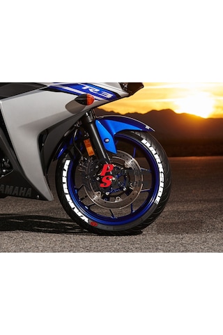 YAMAHA DARK SİDE Motorsiklet Lastik Yazısı Sticker 4 Adet