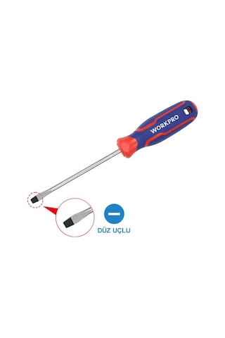 Workpro Wp221013 3x75mm Cr-v Profesyonel Düz Tornavida Fr Wp221013