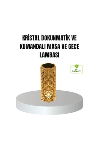 Kristal Rgb Led Li Kumandalı Masa Ve Gece Lambası Renkli Işık Modlarıyla Şık Dekoratif Aydınlatma Antrasit Melanj