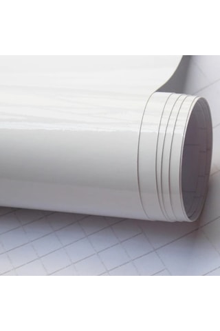 Beyaz Renk Dayanıklı Araç Motor Mobilya Folyosu 126cm X 100 Cm