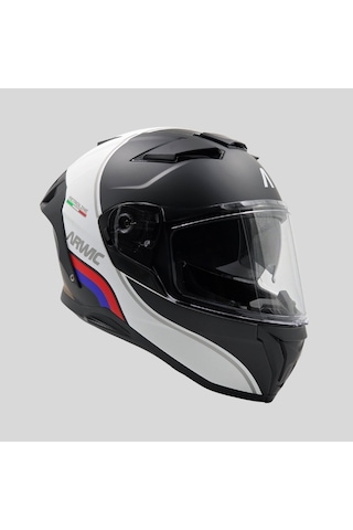 Arwıc AR939 Retroline Ece-R 22.06 Full Face Motosiklet Kaskı Beyaz