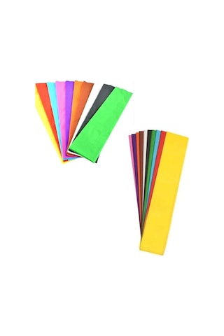 Grapon Kağıdı 10 Lu Set Karışık Renk Krapon Kağıdı