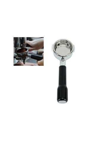 Shineyee 58mm Alüminyum Kahve Portafilter, Teks Katlı Filtre Sepeti, Dipsiz Tasarım, Temizliği Kolay, 58mm Ticari Evsel Makinalar İçin Uyumlu