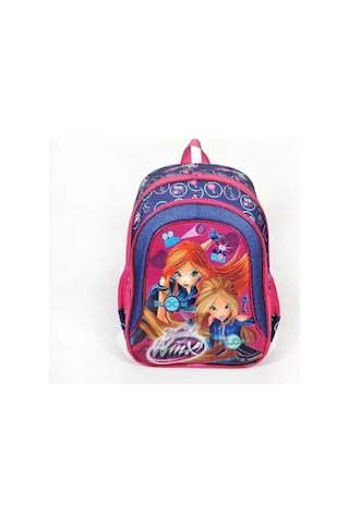 Winx İlkokul Çantası - 2 Bölmeli Pembe