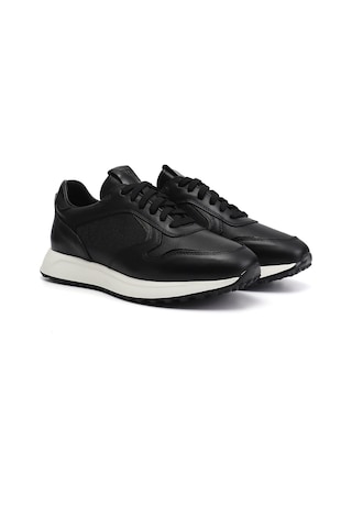 Gönderi(R) Gönderi R Erkek Siyah Bağcıklı Hakiki Deri Sneaker Ddma83531646