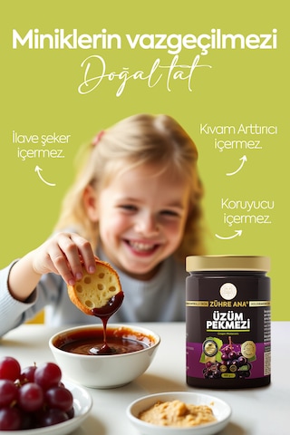 Katkısız Doğal Üzüm Pekmezi 400 Gr