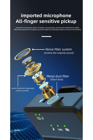 Yaka Mikrofonu Kablosuz Mikrofon Kamera Röportajı İçin Kablosuz