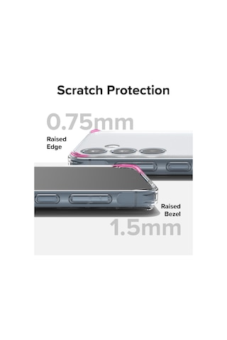 Samsung Galaxy Uyumlu M15 Kılıf 3d Kamera Korumalı Şeffaf Silikon Kapak
