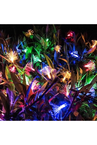 4 Metre Rgb Renkli Fiber Optik Ledli Kirpi Led Işık Yılbaşı Işığı Yılbaşı Ağacı Işığı Modlu Fişli