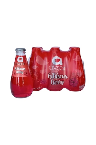 Avşar Hibiscus Berry Aromalı Maden Suyu 200 Ml X 24 Adet