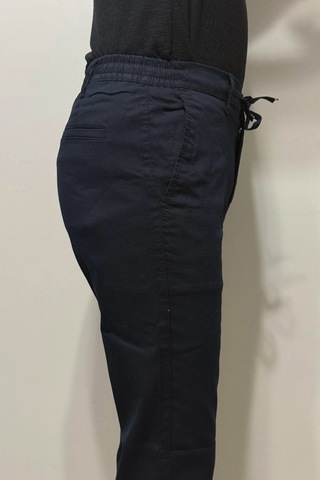 Hacker Denim Hacker Dmctekstil Erkek Y 1086 Yüksek Bel Normal Kesim Dar Paça Jogger Pantolon Lacivert