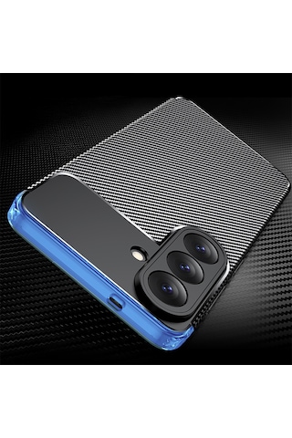 Samsung Uyumlu Galaxy S26 Kılıf Elde Kaymayan Kamera Korumalı Silikon Siyah