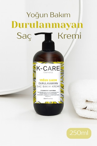 K K-care Cosmetics Yoğun Bakım Durulanmayan Şekillendirici Saç Bakım Kremi 250 ML